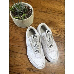 Wmns Air Jordan 1 Low SAMPLE Slip 'White' - Womens size 7